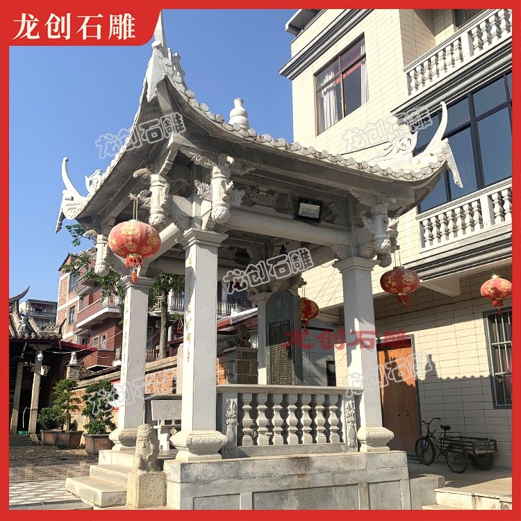 以石筑景，古韻長存 —— 景區仿古石雕涼亭的園林美學價值探析