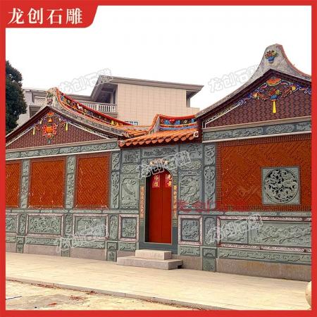 淺浮雕花崗巖石雕 戶外文化墻石刻構件